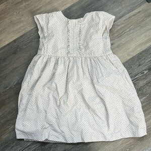 Polka Dot Cap Sleeved Dress